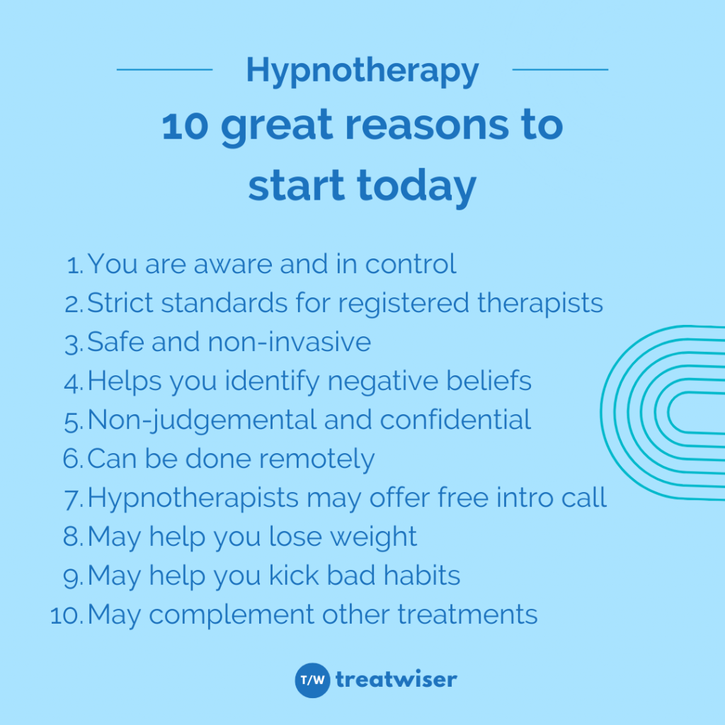 10 great reasons to start clinical hypnotherapy today