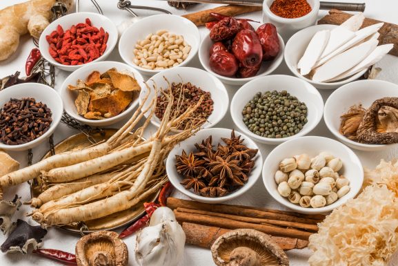 Ginseng and other popular herbs in Chinese medicine