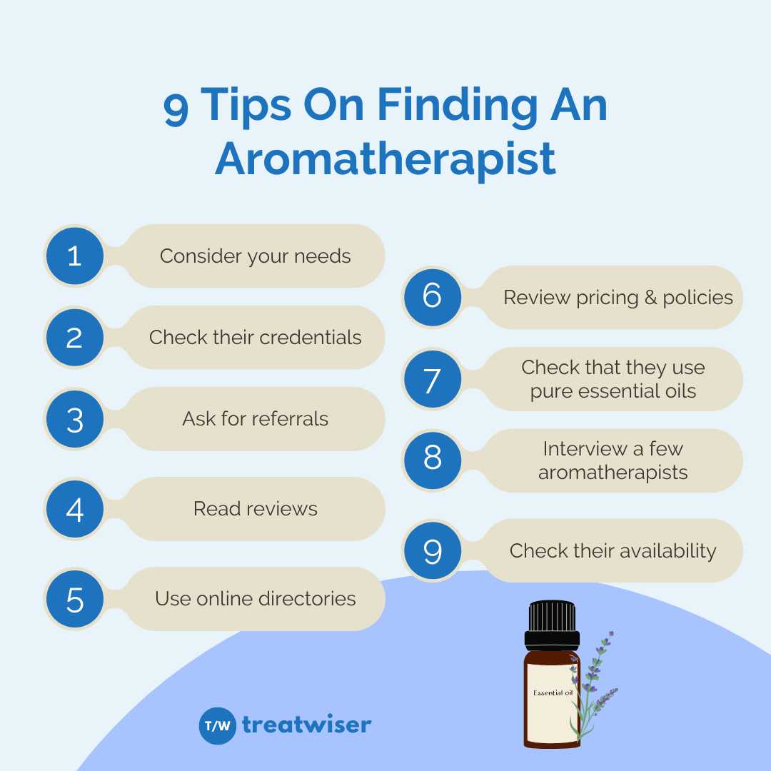 9 Tips For Finding An Aromatherapist