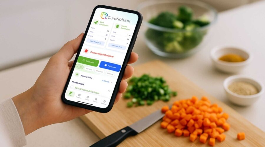 Ayurveda for Real Life: How AI Is Making Daily Routines, Stress Relief, and Healthy Eating Actually Doable