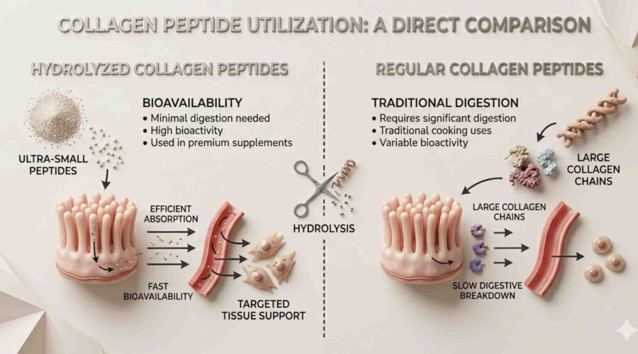Hydrolyzed Collagen Peptides and Hyaluronic Acid: Why This Combination Supports Skin Hydration and Structural Wellness