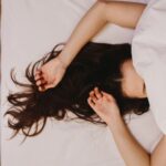 Sleeping in bed