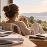 Lady making intentional recovery from burnout