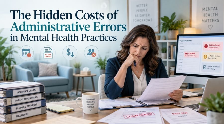 The Hidden Costs of Administrative Errors in Mental Health Practices